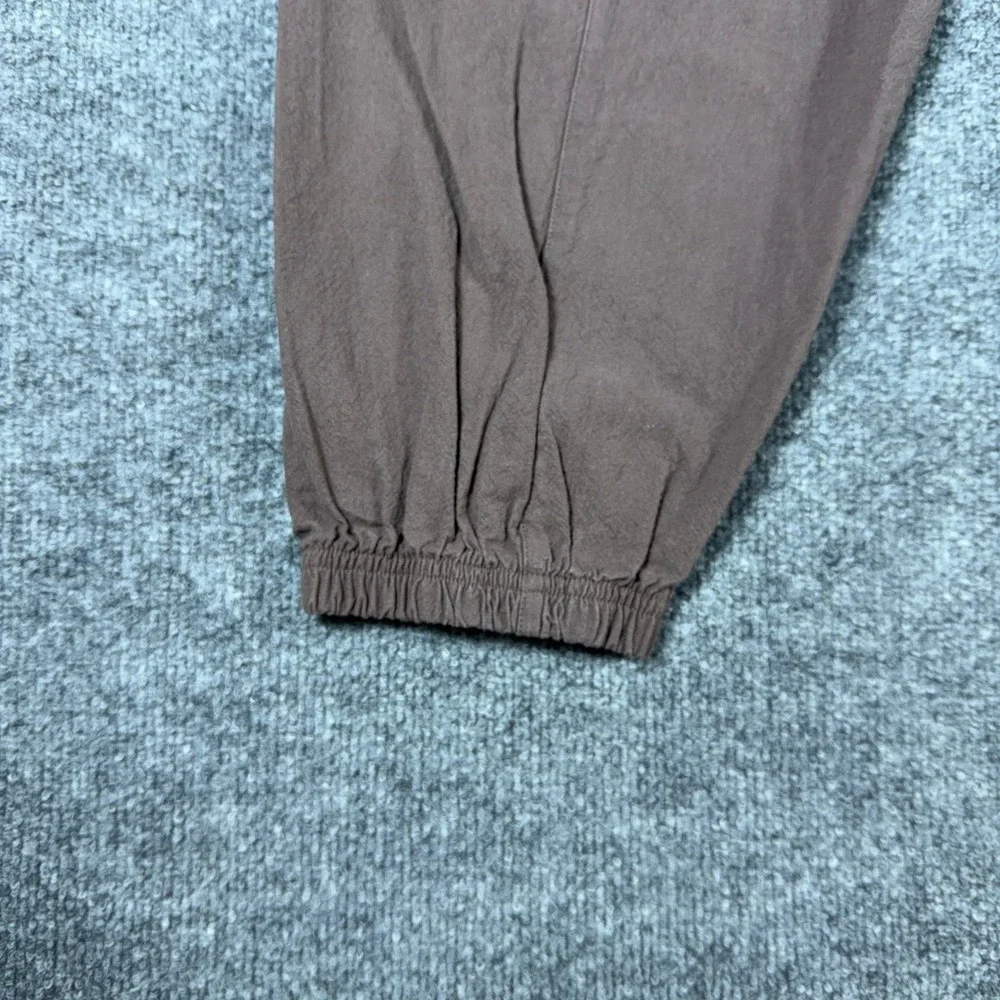 Kidoriman Mens XL Brown Cotton Jogger Pants Elastic Waist Drawstring Tapered NWT